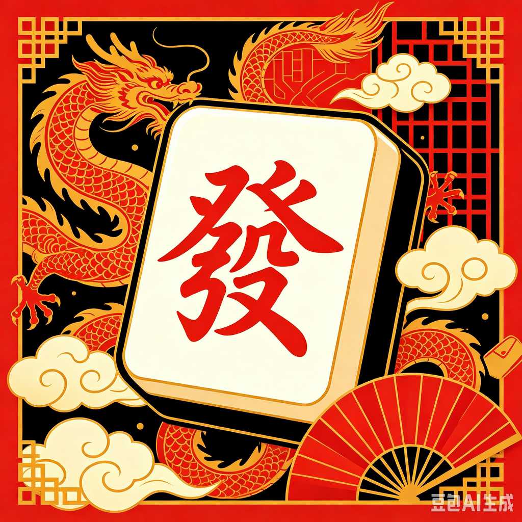 embossed mahjong set design