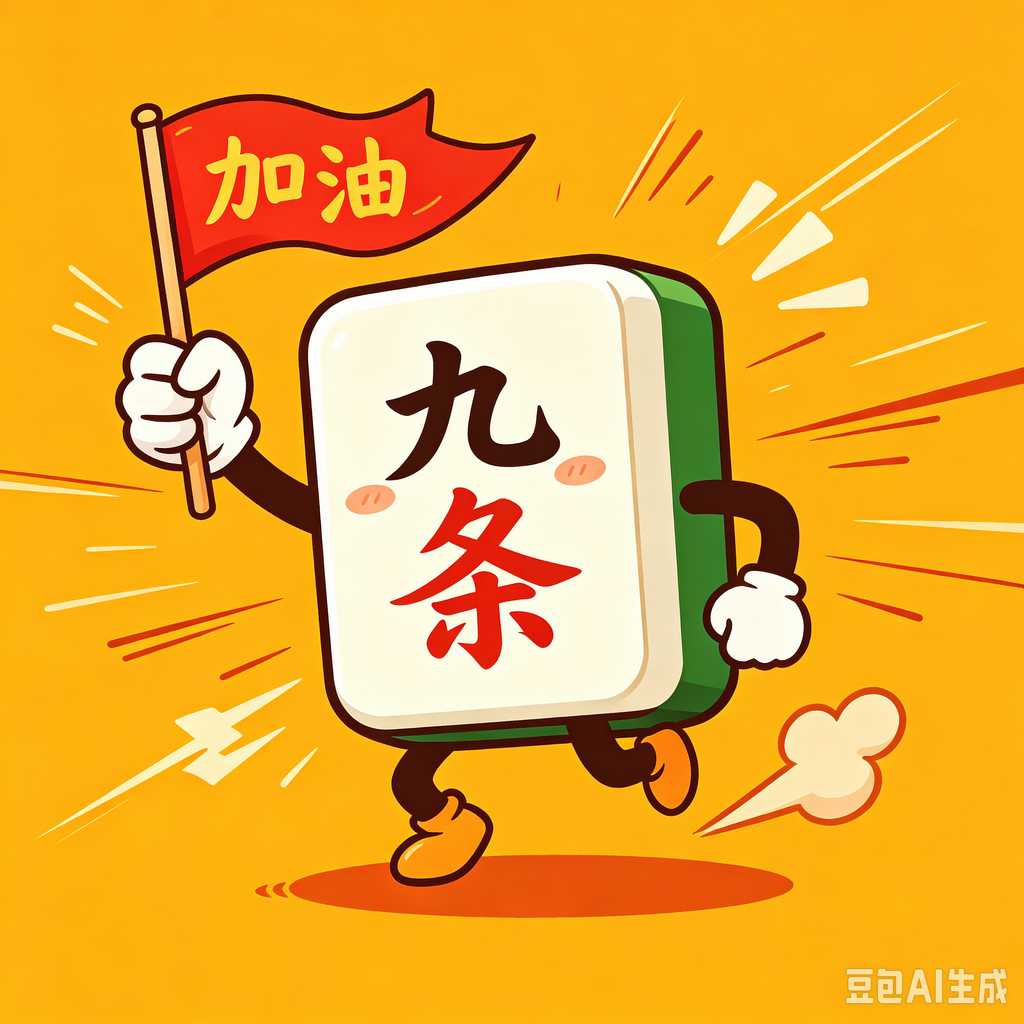 trendy color mahjong set