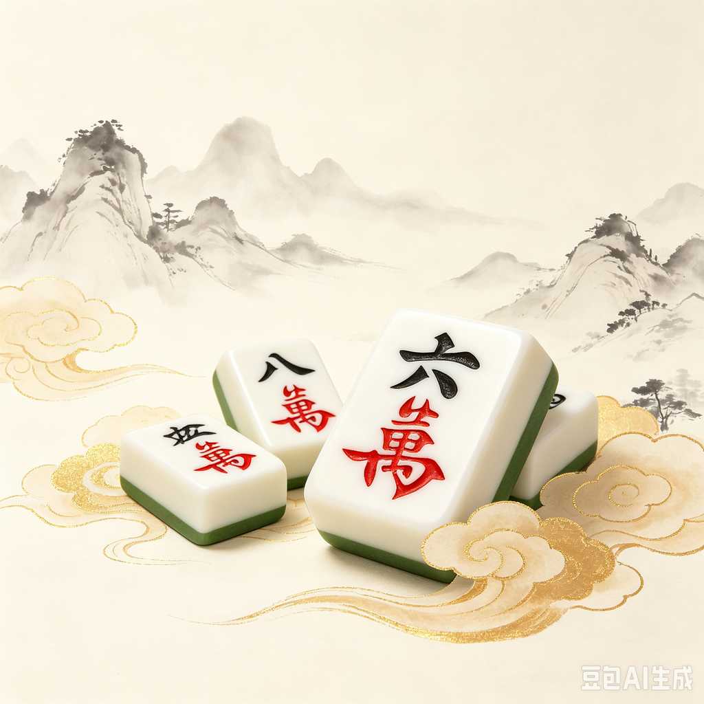 clear font mahjong tiles