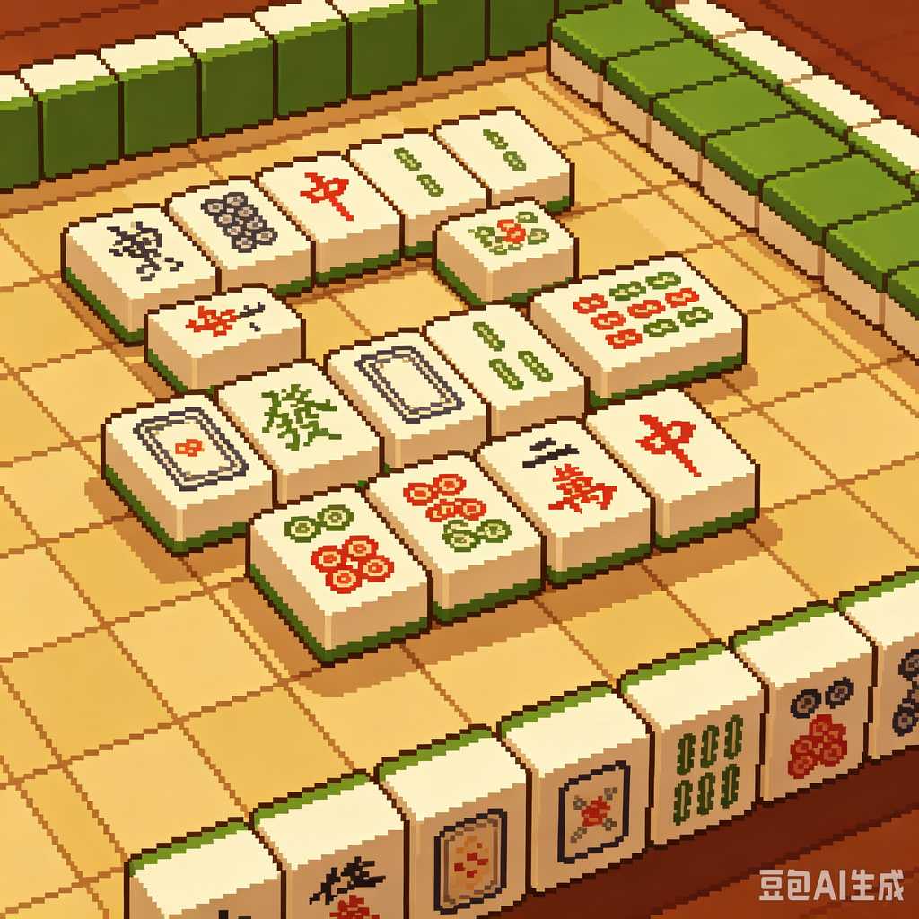jelly transparent mahjong set