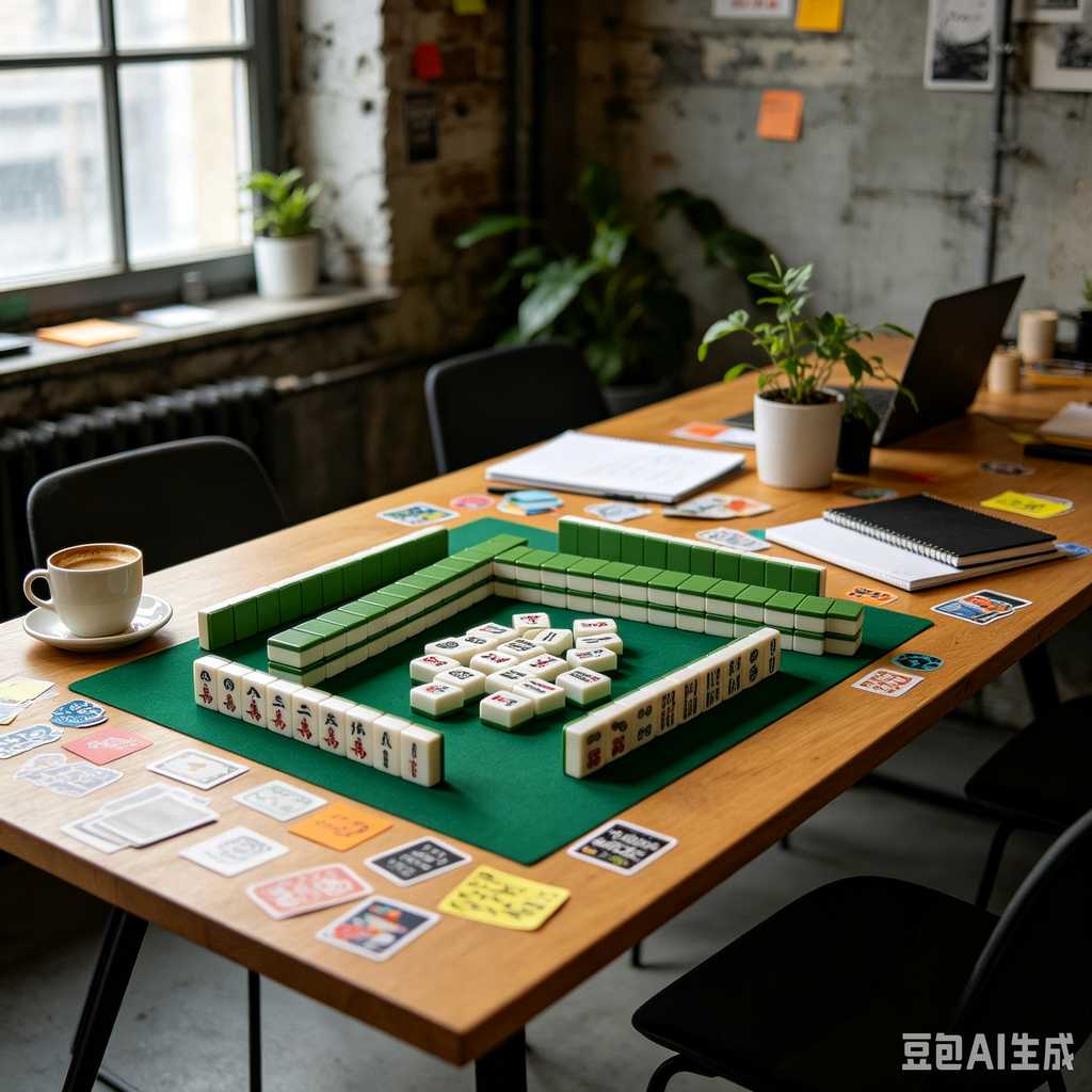 oriental style mahjong tiles