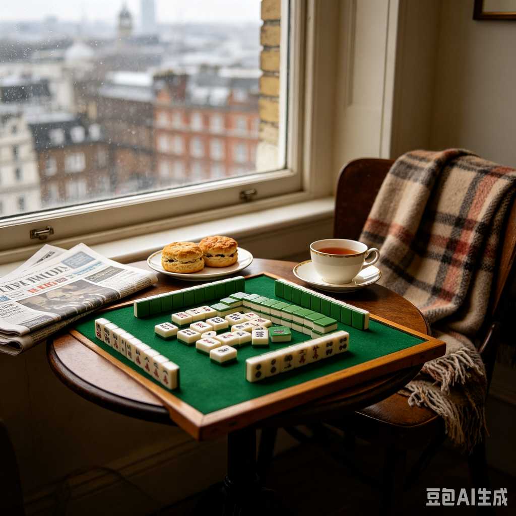 pink mahjong set